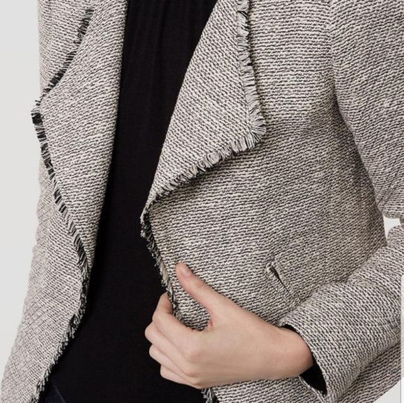 NWT LOFT Fringe Tweed Jacket in 0P - Picture 2 of 8
